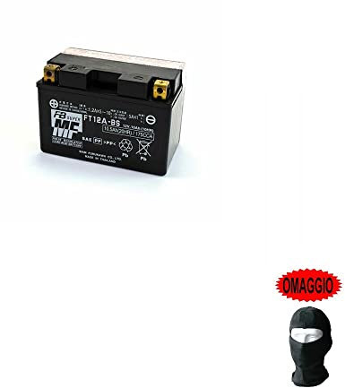 Kompatibel mit Suzuki 650 SV 2000 Batterie Ya, gebrauchsfertig für Furukawa FT12A-BS 12 V/10 Ah Batterien 10 Ampere 12 Volt speziell für Motorrad Scooter 113 x 70 x 105