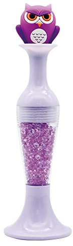 popyes Stylo Diamond Painting avec Reservoir Outils de Peinture Diamant Stylo de Forage de Peinture de Diamant Stylo de Forage à Pointe Diamond Painting Stylo Forage (Hibou violet avec diamant)