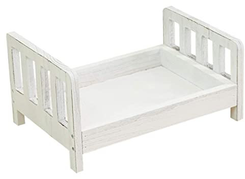 Neugeborene Fotografie Requisiten, Holzbett Hintergrund, Babyfoto Hintergrund, DIY kleines Holzbett, abnehmbares Bett, Studio Crib Shooting Requisiten Accessoires