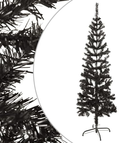 ZEYUAN Albero di Natale, Alberi Di Natale, Decorazione di Natale, Natale Tree, Arvore De Natal, Pino Natale, Sottile Nero 150 cm