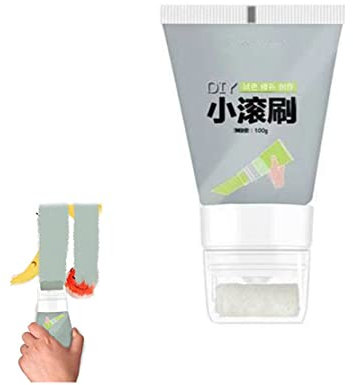 New Small Roller Wall Patching Brush, Wall Repair Paint Small Roller Brush, Small Rolling Brush Wall Latex Paint, Wall Repair Paste Roller, For Wall DIY Repair Renovation (Silvery white)