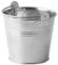 SOSSEG Ice bucket, Mini Tinplate Metal Bucket Icing French Fries Tin Pails for Kitchen Restaurant Supplies