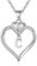 TINGN Kette Damen Silber Kette mit Buchstaben, 14K Vergoldet Buchstabenkette mit CZ Herz Anhänger Kette Intiale C Halskette Damen Herzkette für Frauen Mädchen Schmuck Geschenke für Freundin Teenager