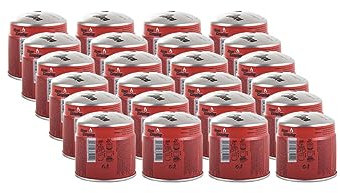 ALPENTECH - Pack 24 cartouches gaz 190g Butane Propane perçable sécurité stop-gaz