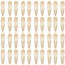 40 Stück Haarspangen Mädchen, 5cm Metall Snap Haarklammern für Frauen Haarschmuck (Khaki)