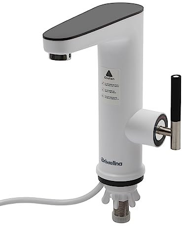 Armatur,3200W Temperaturanzeige Elektrischer Wasserhahn,Wasserhahn mit integriertem Durchlauferhitzer,Heizung Wasserhähnen für Bad,Waschtischarmatur,