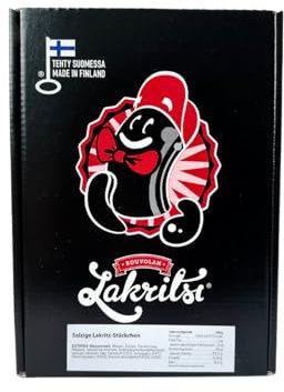 Kouvolan Lakritz aus Finnland – Salzig und Süß – Salzige Lakritzstückchen – Salmiak Lakritz Bites – Weich und Köstlich – Traditionell hergestellt (900 g Gesamt) – 3er Pack