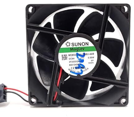 ME80251V4-Q08U-AA9 8025 9V 0.55W 2-wire 3pin silent frequency converter graphics card cooling fan 8CM