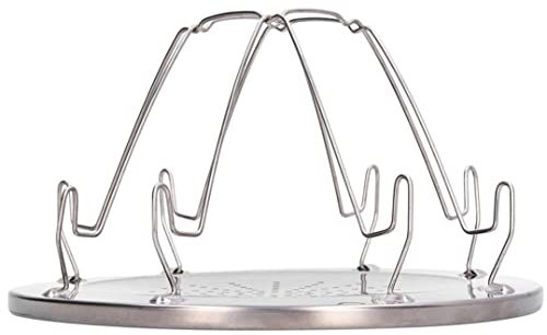 Camping Toaster für Gasherd Klappkolben Herd Toaster Tragbarer Edelstahl 4 Schicht Propan Bread Toaster Rackhalter für Camping -Fischerei -Wandertoaster