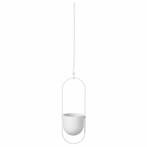 sarcia.eu CHILISTRÅN Hängender Blumentopf, innen/außen weiß, 12 cm