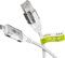 goobay USB-C 3.1 auf RJ45 Ethernet CAT 6 Kabel Slim/Adapterkabel/stabile kabelgebundene Internetverbindung mit Router/Netzwerk Switch/USB auf RJ45 Adapter / 1 Gbit/s / 1,5 Meter/weiß / 74386