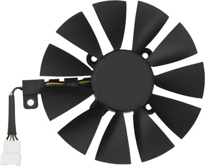 OTOTEC Ventilador Refrigeración Tarjetas Gráficas PLD09210S12HH Ventilador Tarjetas Video Compatible con ASUS Strix R9 390X 390 RX480 GTX 980Ti 1060 1070 1080 Tarjeta Gráfica 12 V/0,4 A