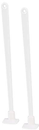 CIYODO Silikon Flaschenschaber Mit Langem Griff 2 Stück Flexibler Spatel Für Marmelade Soße Und Kosmetika Weiß Schmaler Kopf Für Enge Flaschenhälse