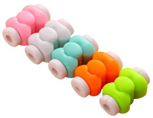 Lovely Cartoon Charger Cable Winder Protective Case Saver 8 Pin Data Line Protector Earphone Cord Protection Sleeve Wire Cover