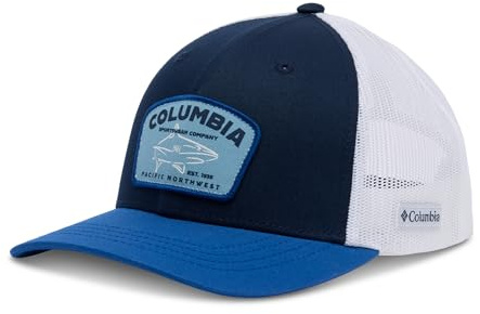 Columbia Unisex Kinder Snap Back Kappe Mit Schnappverschluss, Collegiate Navy/Mountain Blue/White, Einheitsgröße EU