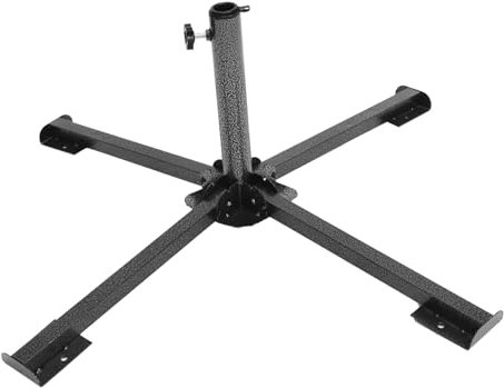 Toyvian Support de Parasol de Plage Pliable 1Pc Base Robuste pour Parasol Portable pour Jardin et Voyage au Vent Facile à Transporter