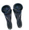 DMBAOD Guanti di sabbiatura sabblasting per mobile sandblast, guanti blaster di sabbia 8-inch rubber ring + one pair of granular gloves (diameter 200mm) Sandblasting gloves