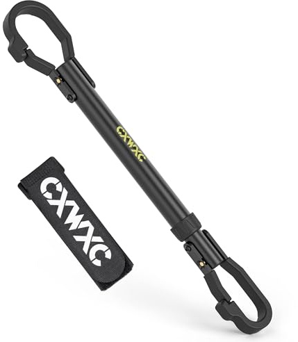 CXWXC Fahrrad Rahmenadapter für Fahrradträger – Verstellbare Oberrohr-Querstange (32 kg Tragkraft) – Crossbar Adapter für Damen-, Kinder-, BMX- & Tiefeinsteiger-Fahrräder (58–76 cm)