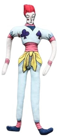 Zhongkaihua Hisoka Plüsch-Actionfigur, Hisoka-Plüschkissen, 28 cm, drehbar, beweglicher Charakter, kreatives Sammlerstück, Geschenk, Weihnachtsdekoration für Zuhause, Party