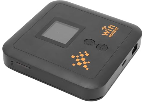 FILFEEL Router Hotspot WiFi Portatile Dual-band 4G CAT12 con velocità 600Mbps, Batteria Integrata da 6000mAh e Porte Gigabit Ethernet per Viaggi d'affari e Lavoro Remoto