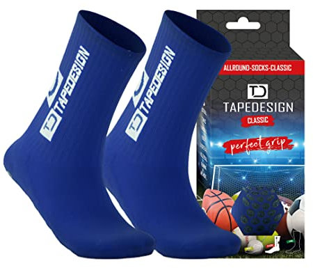 Tapedesign Unisex Allround Classic Socken, Blau, Einheitsgröße EU