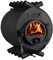 Warmluftofen Kanuk® Original 15 kW - Werkstattofen - Schwedenofen - Zulassung für Deutschland, Österreich und Schweiz - BimSchV (ohne Seitenverkleidung, ohne Untergestell)