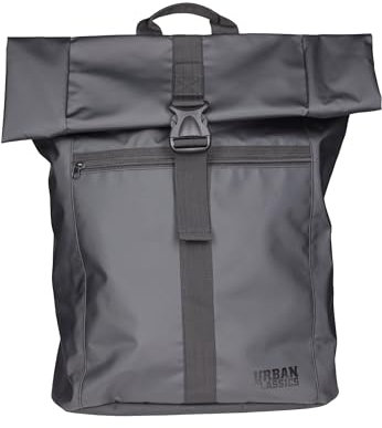 Urban Classics Folded Messenger Backpack Rucksack 68 cm, 18 L, Black