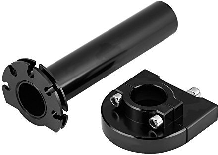 7/8 22mm Universal Lenker Gasdrehgriff Griffe Beschleuniger Gasgriff für Roller Dirt Bike(Black)