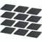 Novaliv Juego de 12 placas de pizarra I cuadradas I 20 x 20 x 0,5 cm I Sushi Decorativas Platos Largas de Pizarra Plataforma