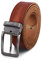 STILORD Vintage Echtleder Gürtel Herren Damen Retro Kürzbar Universal Ledergürtel Büffelleder, Farbe:toskana - braun | Schnalle antik - silbern I, Größe:Universal 80-130 cm