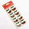 Glitter Christmas Puddings Christmas Craft Decorations (Pack of 8)