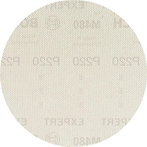 Bosch 50x EXPERT M480 Schleifnetz (für Farbe auf Holz, Hartholz, Ø 125 mm, Körnung 220, Professional Zubehör Exzenterschleifer, Schwingschleifer)