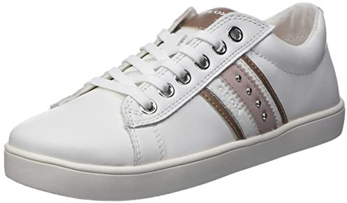 Geox Mädchen J Kathe Girl F Sneakers,White Lt Rose,29 EU