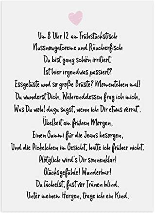 Nastami Postkarte Schwangerschaft verkünden Ihr werdet Großeltern (Gedicht)
