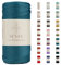 Sensy Premium 2 mm 230 Meter Polyester-Seil, 100% Polypropylen-Kordel Makramee-Kordel 2 mm Häkeltasche Kordel Makramee Seil Häkelgarn Geschenk für Strickwaren (Pfauen)