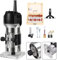 Fresatrice Verticale Legno, Rifilatore Per Legno, Pialla Filo Per Legno, Falegnameria Utensili Fresa 1000W Fresatrice Elettrica 32000R/Min Falegnameria Fresatrice Per Legno Professionali,D