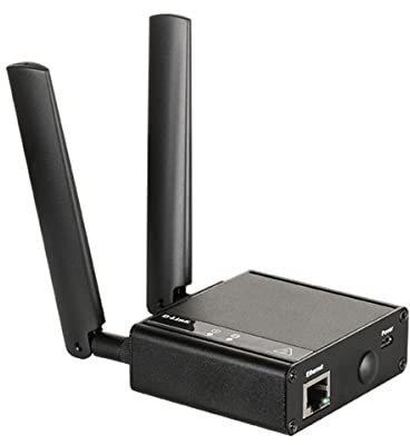 D-Link DWM-311-B1, 4G LTE (Cat 4) to Gigabit Ethernet Modem/Bridge, Best for M2M Applications, Supports OpenVPN, Optional Enterprise Service Platform, Works on Verizon or AT&T