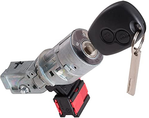 Twowinds - Interrupteur Démarrage Compatible avec Renault Master 3 Kangoo 2 Trafic 3 Modus Twingo 2, Dacia Sandero, Opel Movano (2004-) 487009186R - Neiman - Serrure de Contact - Antivol de Direction