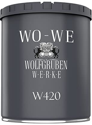 WO-WE Holzfarbe Holzlack Wetterschutzfarbe Außen & Innen - Feuerrot RAL 3000-750 ml