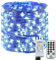 Lezonic Fairy Lights Mains Powered, 220LED/25M Low Voltage String Lights with Remote Timer, 8 Modes Fairy Lights Plug in Decorative Lights for Indoor/Outdoor Garden Party Wedding Christmas (Blue)