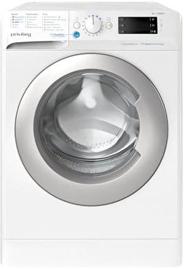 Privileg PWFV X 853 A Waschmaschine Frontlader/1400 U/min/8 kg/EEK A/Push & Go Steam/Dampf-Programme/Schnell 45min Volle Ladung/Schnell-Programme(20/45/60 Min.)/Inverter-Motor/Mehrfachwasserschutz