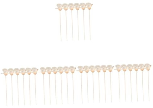 Amosfun 30stücke Rosen Diffuser Sticks Duftende Blütenstäbe Für Ätherische Öle Für Büro Spa Yoga Mediation Geschenkidee Für Duftliebhaber