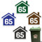 Papa Prints Pack of 4 Bin Numbers for Wheelie Bins (140 x 125 mm) Personalised Wheelie Bin Stickers Numbers Waterproof Bin Stickers for Wheelie Bins