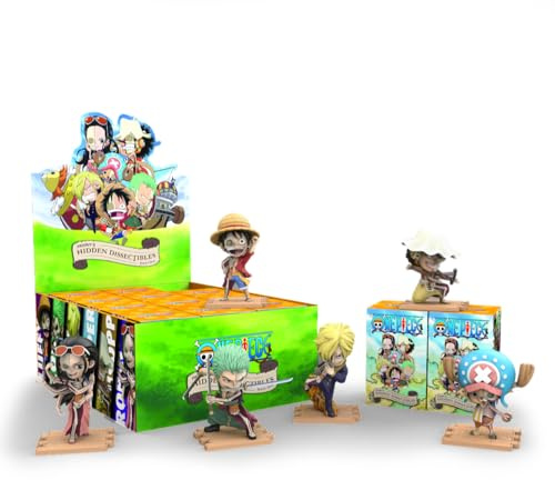 Mighty Jaxx Freeny's Hidden Dissectibles: One Piece Series 1 | Überraschungsbox-Sammelfigur | Container mit 12 Zeichen