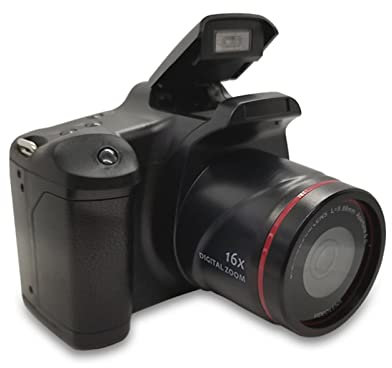Digital Camera HUIOP Digital Camera 16X F-ocus Zoom Design Resolution 1920 * 1080 Supported S D Card 4 * AA Batter-y Powered Operated for Photos Taking S-tudio