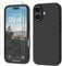 GOODVISH 3 IN 1 for iPhone 16 Case 6.1 inch, Upgraded Camera Protection, 2X HD Screen Protector, Liquid Silicone Anti-Scratch Shockproof Gel Rubber Anti-Fingerprint Phone Case Cover, Black