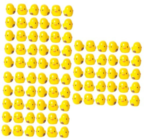 Kisangel 90stücke Miniatur Küken Figuren Niedliche Deko Für Garten Bonsai Und Zuhause Resin Ornament Für Miniaturgärten Und Partydekoration