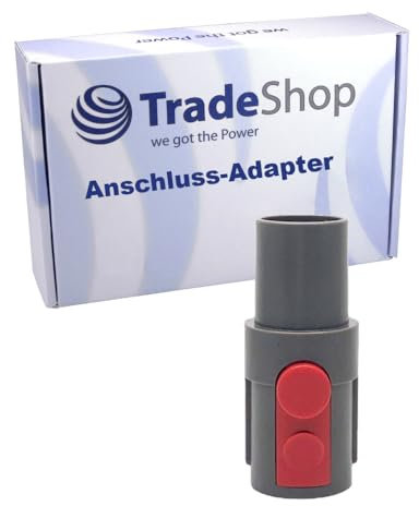 Trade-Shop Adapter auf 32mm Zubehör kompatibel mit Dyson V7, V8, V10, V11, V15, V12 Detect Slim Absolute Staubsauger