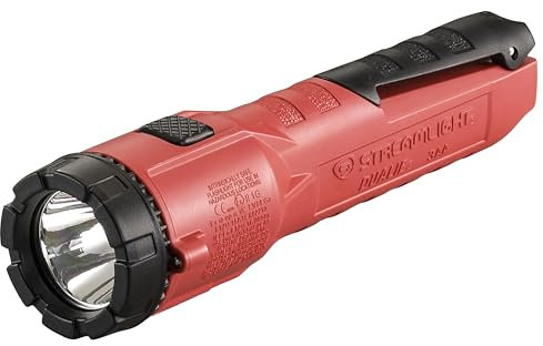 Streamlight 68755 Dualie 3AA Torcia LED 245-Lumen, 7300-Candela, certificato ATEX Dual Beam Ispezione e lampada da lavoro per industria e sicurezza, arancione