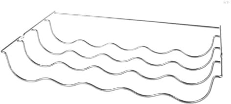 KGA SUPPLIES Chrome Wine Bottle Shelf Rack Compatible with Samsung Fridge Freezer